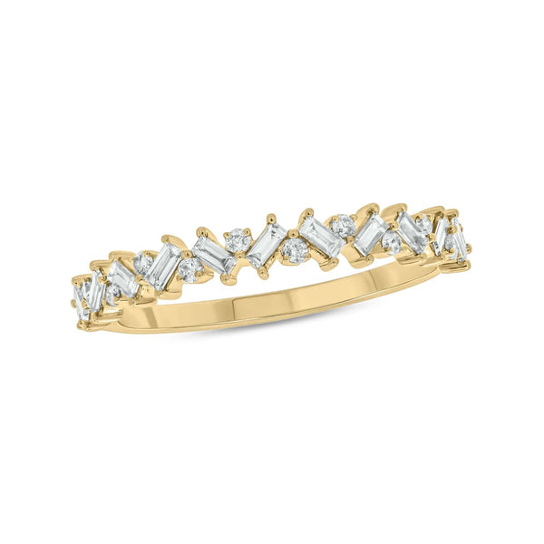 Kallati Rings 14K Yellow Gold Diamond Band