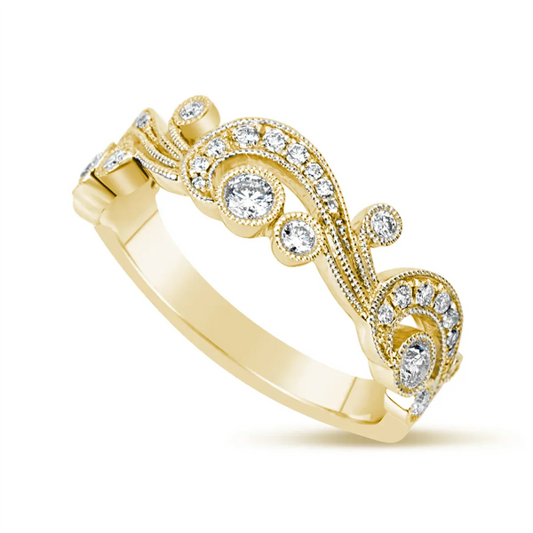 Nasbro Rings 14K Yellow Gold Diamond Fashion Ring