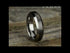 Men's Wedding Band, Tungsten Band with High Polish Center, 6MM