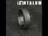 Men's Wedding Band, Grey Tantalum, Swirl Finish, 6.5MM