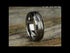 Men's Wedding Band, Tungsten Band with Satin Center, Beveled Edge, 7MM