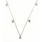 Venetti Necklaces 14K White Gold Diamond Necklace