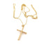 Venetti Necklaces 14K Yellow Gold Diamond Cross Necklace