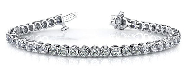 Vimco Bracelets 14K White Gold Diamond Tennis Bracelet, 2.50ct