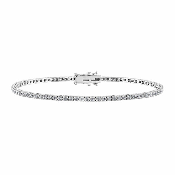 Vimco Bracelets 14K White Gold Diamond Tennis Bracelet, 2ct