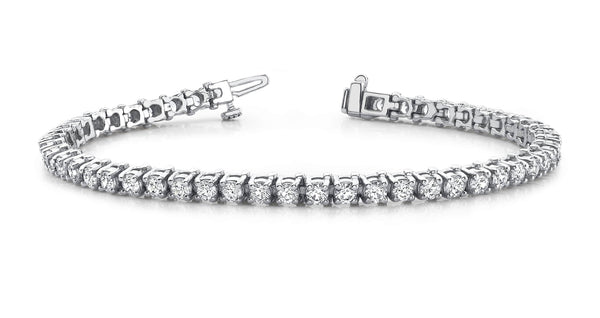 Vimco Bracelets 14K White Gold Diamond Tennis Bracelet, 2ct tdw