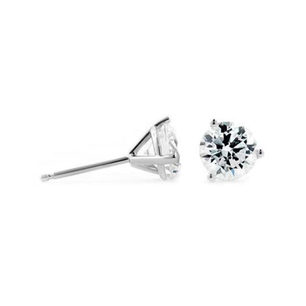 Vimco Earrings 14K White Gold 1ct Diamond Stud Earrings