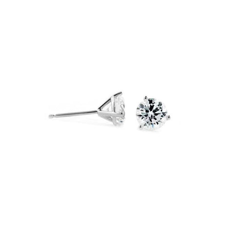 Vimco Earrings 14K White Gold .25ct Diamond Stud Earrings