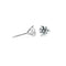 Vimco Earrings 14K White Gold .40ct Diamond Stud Earrings