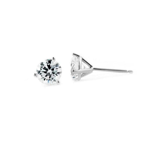 Vimco Earrings 14K White Gold .75ct Diamond Stud Earrings