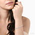Sterling Silver and Diamond Infinity Bracelet