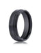 Benchmark Men's Wedding Bands 10 Black Ceramic 7mm Men's Wedding Band