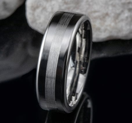 Benchmark Men's Wedding Bands 10 Copy of Men's Wedding Band, 7.5MM White Cobalt