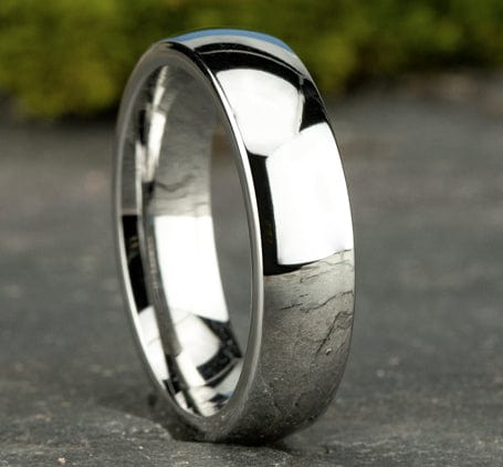 Benchmark Men's Wedding Bands 10 Men's Wedding Band, 6mm Plain Cobalt Chrome