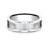 Benchmark Men's Wedding Bands 10 Men's Wedding Band, 7.5MM White Cobalt