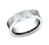 Benchmark Men's Wedding Bands 10 Men's Wedding Band, 7.5MM White Cobalt