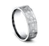 Benchmark Men's Wedding Bands 10 Men's Wedding Band, 7.5MM White Cobalt Cross Design