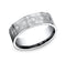 Benchmark Men's Wedding Bands 10 Men's Wedding Band, 7.5MM White Cobalt Cross Design