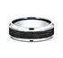 Benchmark Men's Wedding Bands 10 Men's Wedding Band, 7MM 14K White Gold and Black Titanium