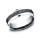 Benchmark Men's Wedding Bands 10 Men's Wedding Band, 7MM 14K White Gold and Tantalum