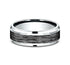 Benchmark Men's Wedding Bands 10 Men's Wedding Band, 7MM 14K White Gold and Tantalum