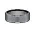 Benchmark Men's Wedding Bands 10 Men's Wedding Band, 7MM Darkened Tantalum Comfort Fit