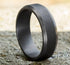 Benchmark Men's Wedding Bands 10 Men's Wedding Band, 7MM Darkened Tantalum Comfort Fit