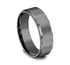 Benchmark Men's Wedding Bands 10 Men's Wedding Band, 7MM Darkened Tantalum Comfort Fit