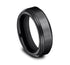 Benchmark Men's Wedding Bands 10 Men's Wedding Band, 8MM Black Titanium, Comfort Fit
