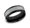 Benchmark Men's Wedding Bands 10 Men's Wedding Band, 8MM Grey Tantalum and Black Titanium