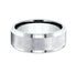 Benchmark Men's Wedding Bands 10 Men's Wedding Band, 8MM Satin Finish White Cobalt