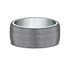 Benchmark Men's Wedding Bands 10 Men's Wedding Band, 8MM Tantalum and 14K White Gold