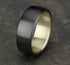 Benchmark Men's Wedding Bands 10 Men's Wedding Band, 8MM Tantalum with 14K Yellow Gold