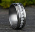 Benchmark Men's Wedding Bands 10 Men's Wedding Band, 8MM Tantalum with Lab Grown Diamonds