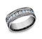 Benchmark Men's Wedding Bands 10 Men's Wedding Band, 8MM Tantalum with Lab Grown Diamonds