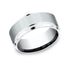 Benchmark Men's Wedding Bands 10 Men's Wedding Band, 9MM White Cobalt Chrome