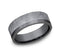 Benchmark Men's Wedding Bands 10 Men's Wedding Band, Grey and Darkened Tantalum