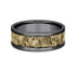 Benchmark Men's Wedding Bands 10 Men's Wedding Band, Tantalum and Textured 14K Yellow Gold