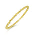 Gabriel & Co. Bracelets 14K Yellow Gold Beaded Bangle