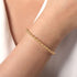 Gabriel & Co. Bracelets 14K Yellow Gold Flexible Beaded Bangle