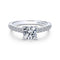 Gabriel & Co. Engagement Rings 6.5 14K White Gold Round Diamond Engagement Ring