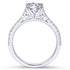 Gabriel & Co. Engagement Rings 6.5 14K White Gold Round Diamond Engagement Ring