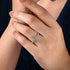 Gabriel & Co. Engagement Rings 6.5 14K White Gold Round Diamond Engagement Ring
