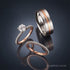 Gabriel & Co. Engagement Rings 6.5 Mounting Only, 14K White-Rose Gold Round Diamond Engagement Ring