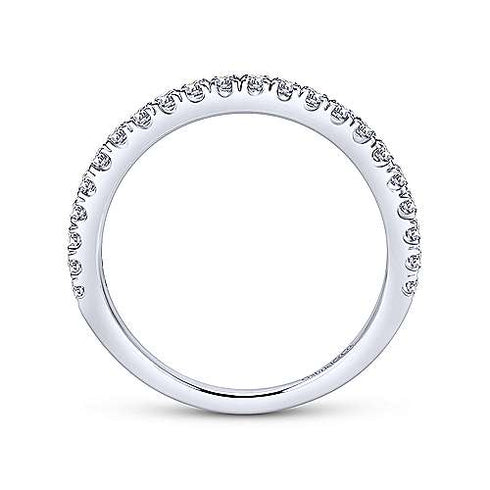 Gabriel & Co. Rings 6.5 14K White Gold Matching Wedding Band