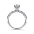 Gabriel & Co. Special Order Engagement Rings Mounting Only, 14K White Gold Diamond Engagement Ring