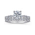 Gabriel & Co. Special Order Engagement Rings Mounting Only, 14K White Gold Diamond Engagement Ring